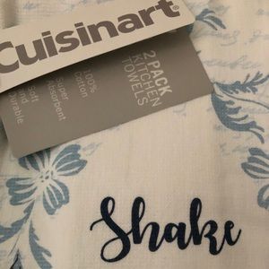 Cuisinart 2 pack Kitchen Towels(new)